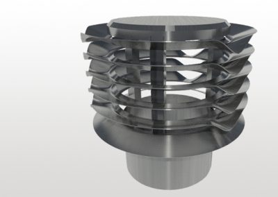 Schiedel-Edelstahlkamin-Dachhaube V1-3